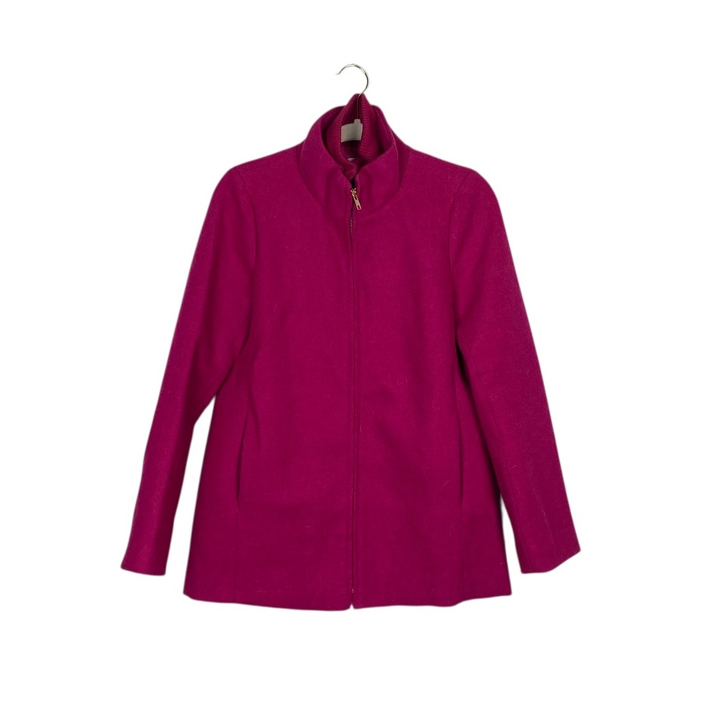 J Crew pink village coat size 4 old money preppy classy